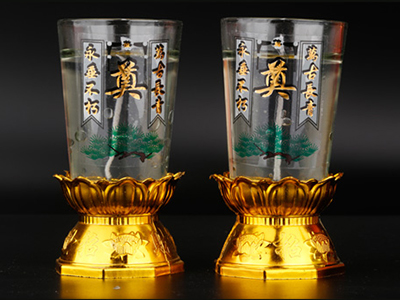 小號無煙水晶蠟燭