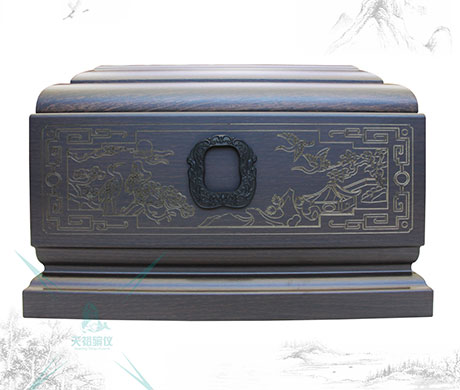 龍宮非洲小黑檀骨灰盒