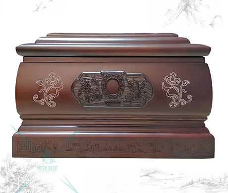 紀(jì)念堂（單人）黑紫檀骨灰盒